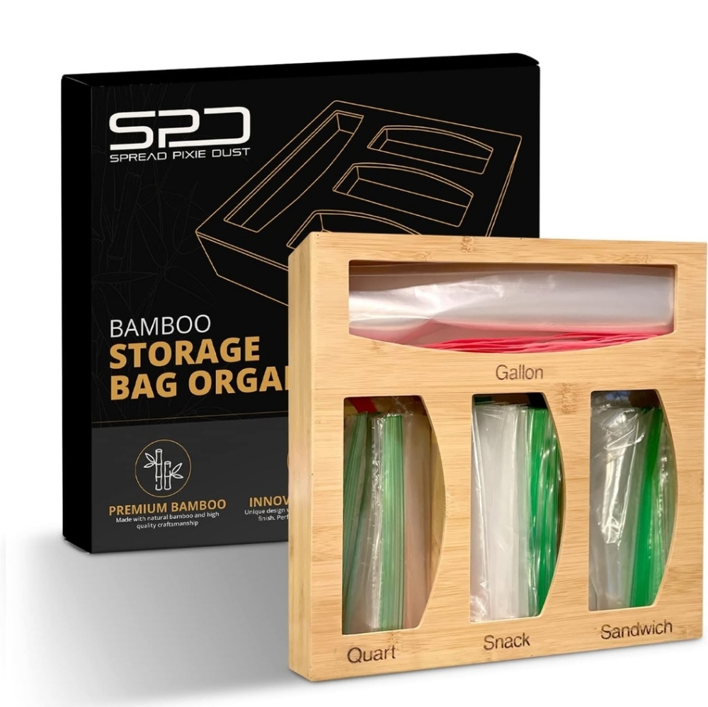 Spread Pixie Dust Bamboo Storage Bag Organizer